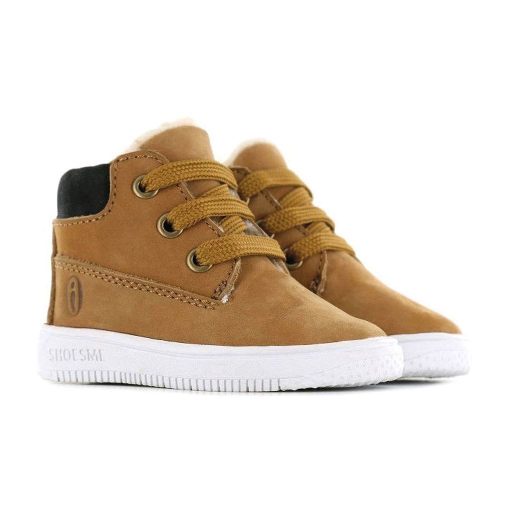 Shoesme Baby-Proof Jongens Baby schoentjes - Middelbruin - Maat 20