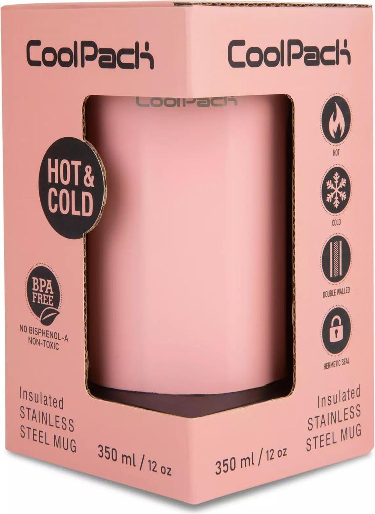 Thermobecher 350 ml Coolpack Coffee Mug Tom Powder Pink