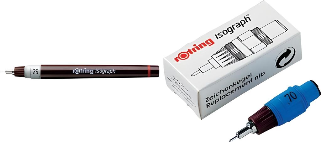 ROTRING Zeichenkegel - isograph 0,3