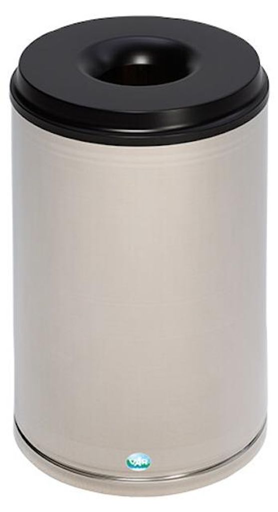 Feuersicherer Papierkorb | 50 Liter, HxBxT 52x37,5x37,5cm | Produktbild 