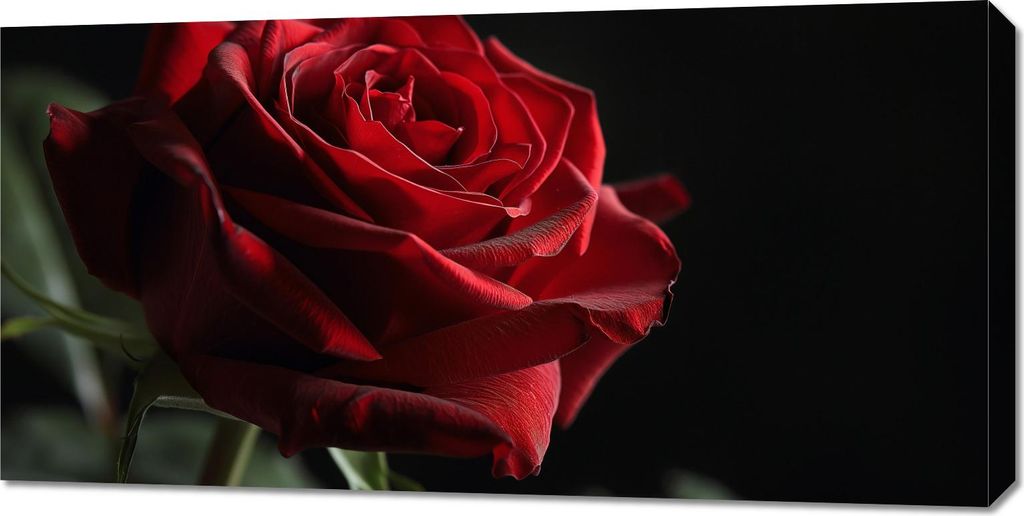 Bild 100x50cm Rose im Halbschatten