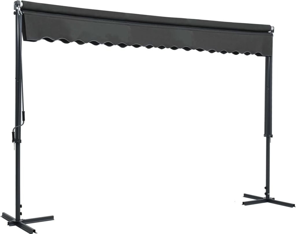 vidaXL Markiza wolnostojąca 400x300 cm antracytowa Zdjęcie produktu 