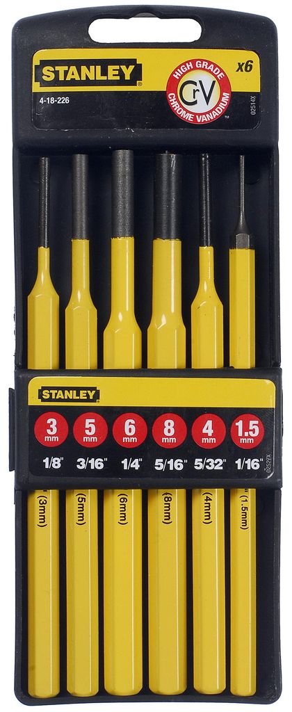 Chasse-Goupilles - Jeu de 6 Pièces - STANLEY, 4-18-226 Image du produit 