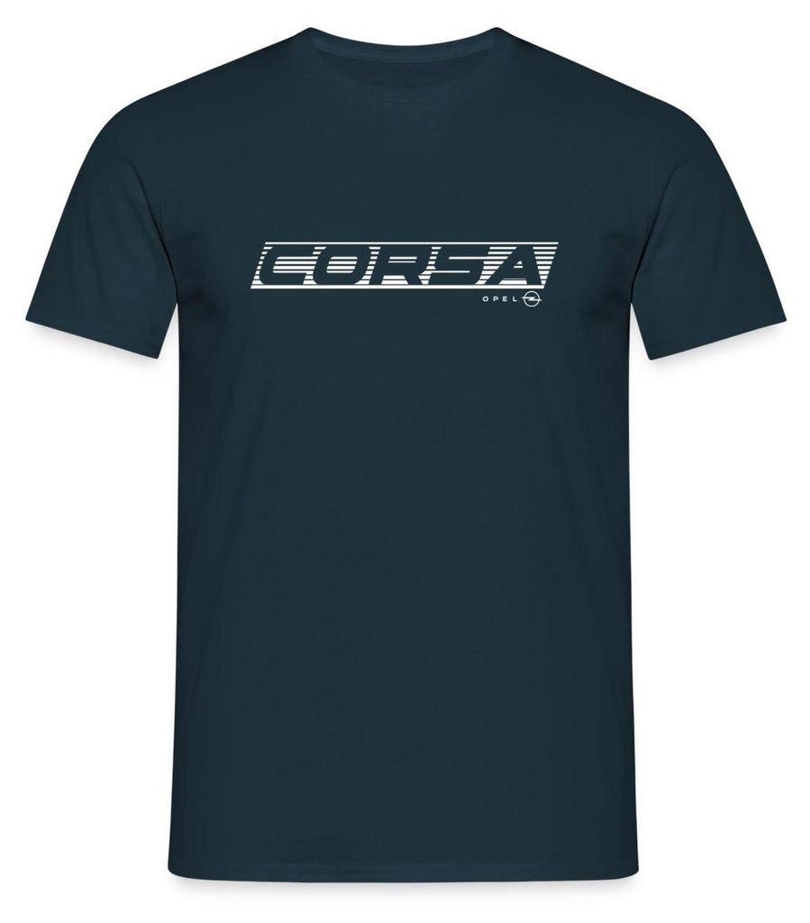 Spreadshirt Opel Corsa Renn Logo Männer T-Shirt, 3XL, Navy