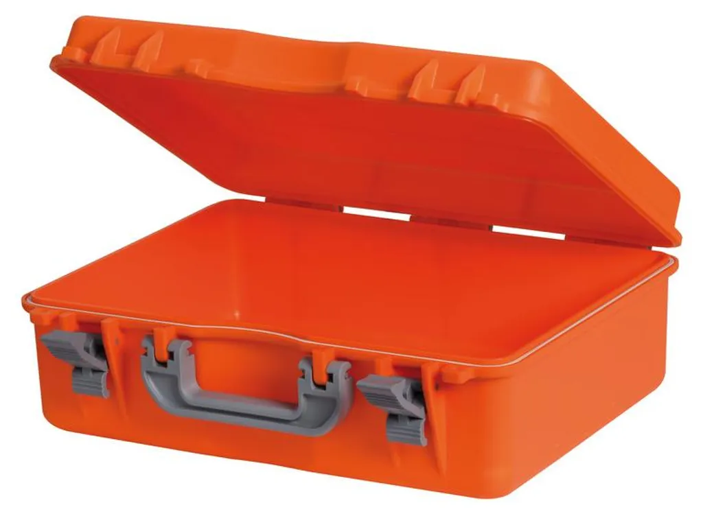 Mallette orange de sécurité étanche - Coffret rigide de protection
