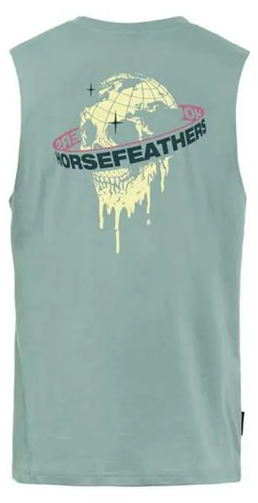 Débardeur Anti-Transpiration Horsefeathers Orbit Tank Bleu Haze Coton