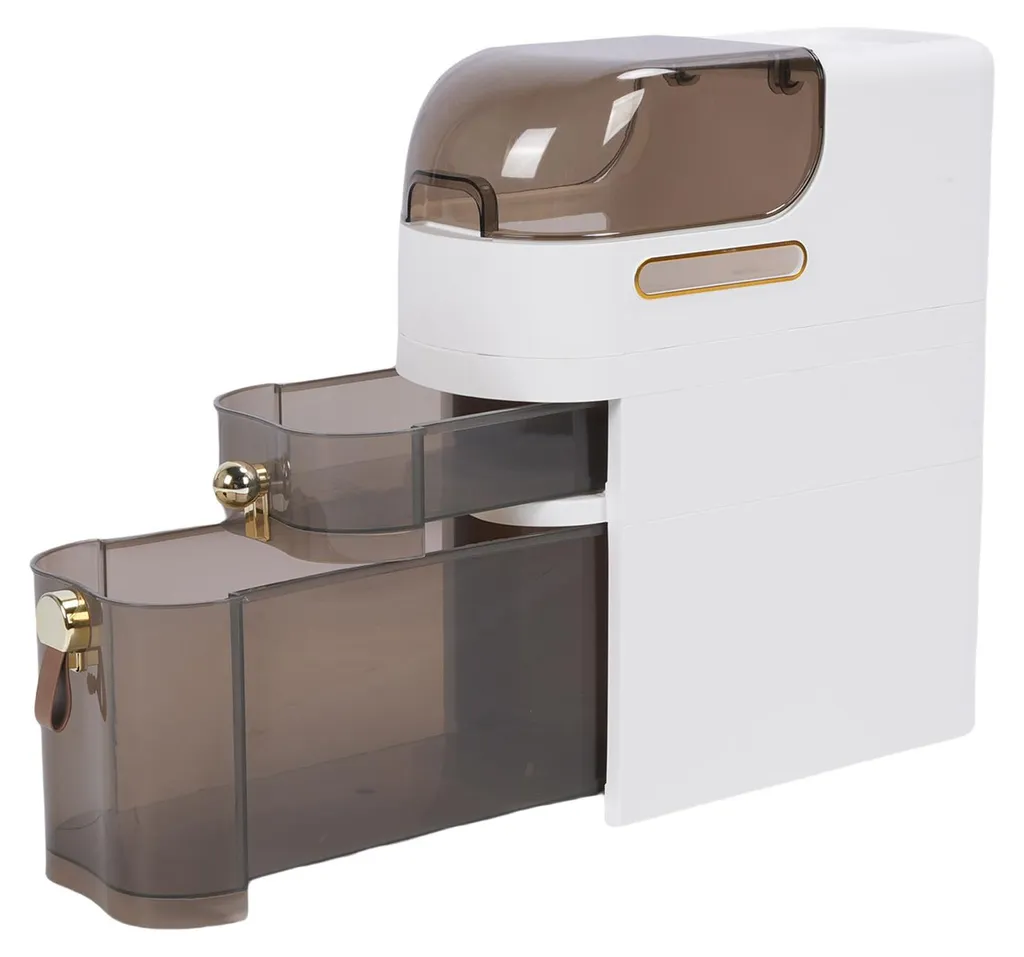 Meuble de rangement d'angle pour studio - Solution mobile gain de place