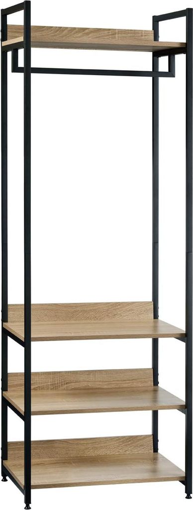 Multifunktionales Kleiderregal - Kleiderorganisator - Ablagefläche - Maximiert den Raum - Langlebig und verstellbar - Einfache Montage - 60 cm x 4...