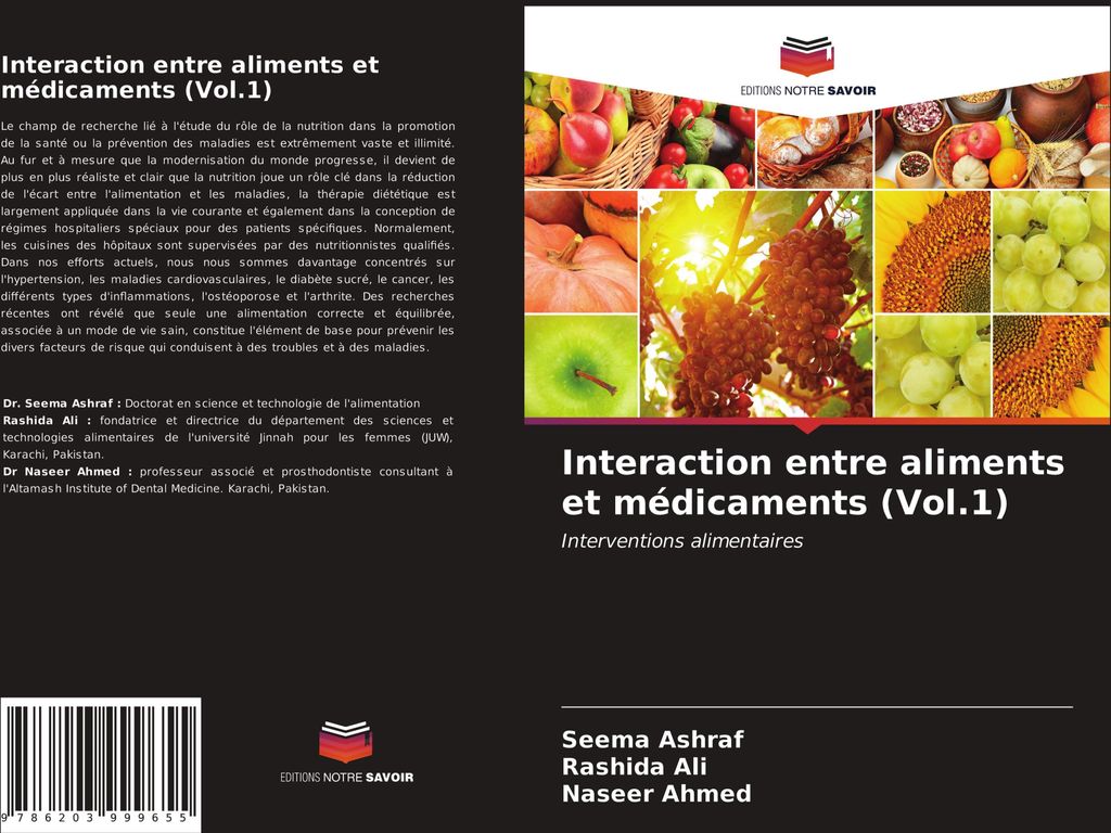 Interaction entre aliments et médicaments (Vol.1)