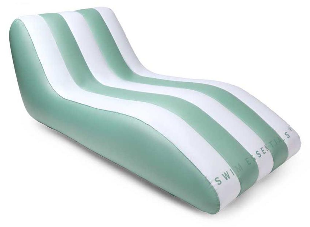Swim Essentials Premium Lounge Float – Grün/Weiß – Essence Produktbild 