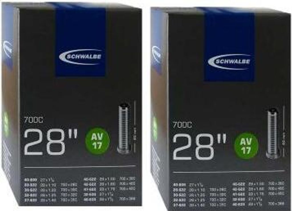 Schwalbe 2x Schlauch AV17 28x1.10-1.75 Zoll (28/47-622/635) Produktbild 4