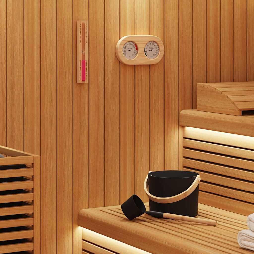 "Schlussverkauf" Sauna Zubehör Set 4 Stück - moderne-desgin - Schwarz C16114