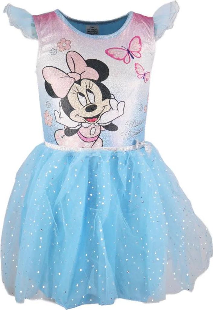 Disney Minnie Maus Sommerkleid Kinder Tüllkleid – 128 Produktbild 