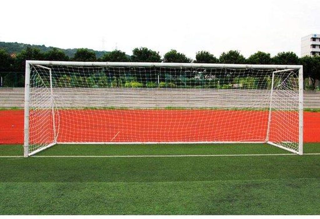 Trainingsnet, polyethyleen, 10x7ft, 18x7ft, 24x8ft.