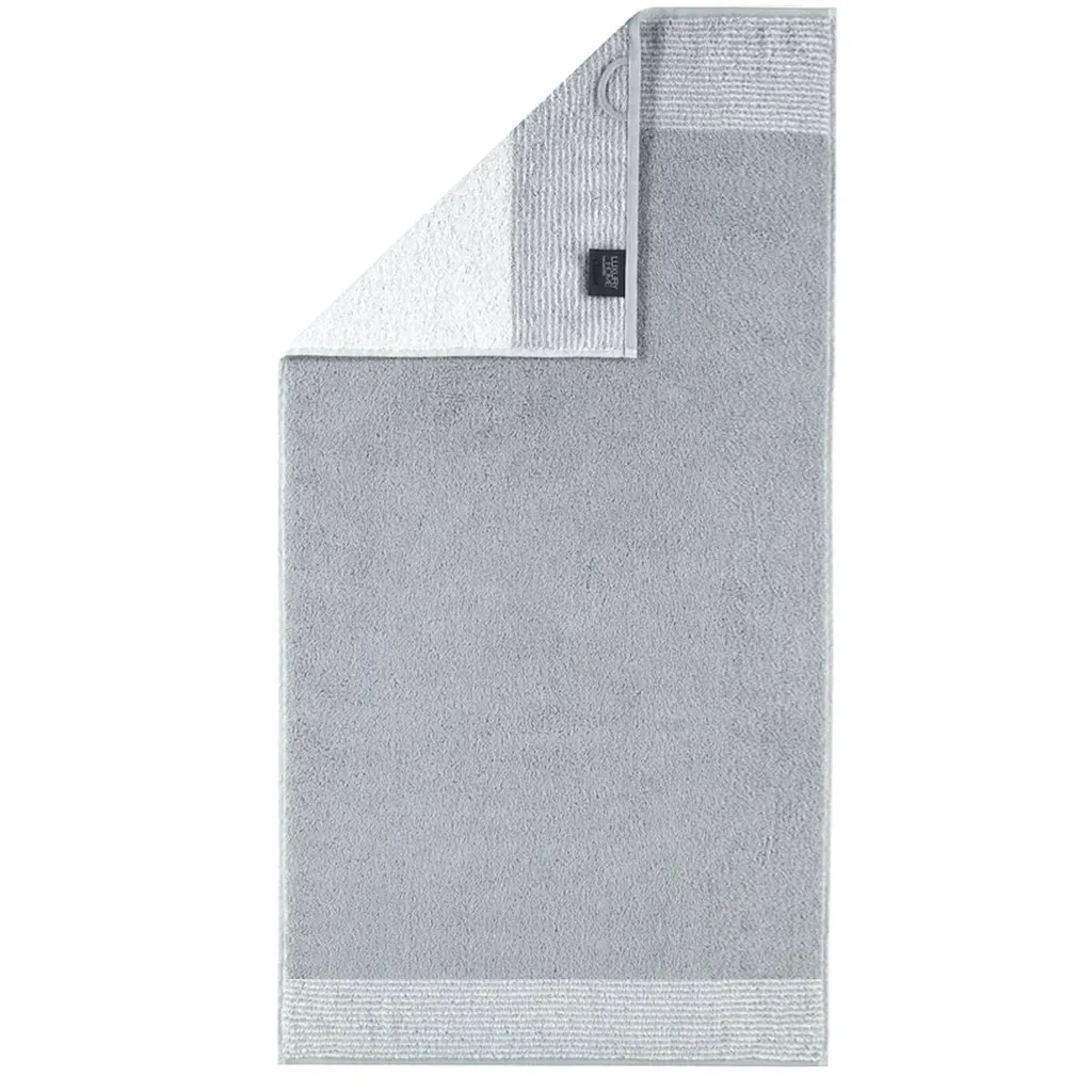 Drap de douche CAWÖ Luxury Home platine 80x150 cm éponge douce et durable