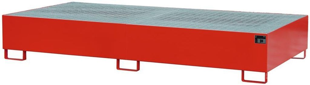 Bauer Auffangwanne AW 1000-2, lackiert, Feuerrot