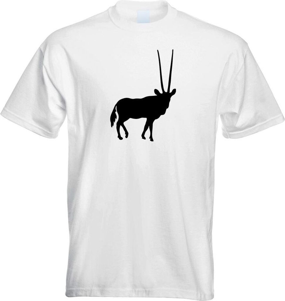 Kiwistar - T-Shirt - Weiss - Antilope Impala Kudu Gabelbock Herren Funshirt Bedruckt Design Sprüche Spruch Motive - mit Motiv Bedruckt - Funshirt ...