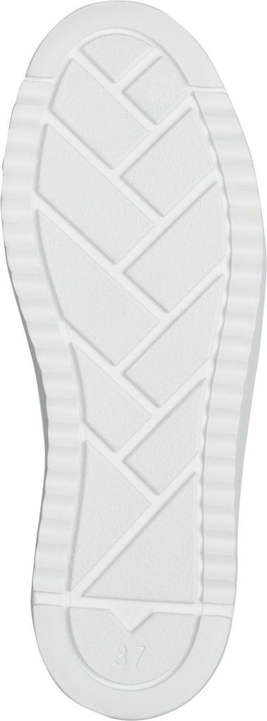 MARCO TOZZI Damen Sneaker Schlupfschuh mit Gummizug und Plateau Sohle 2-23724-44, Größe:42 EU, Farbe:Weiß