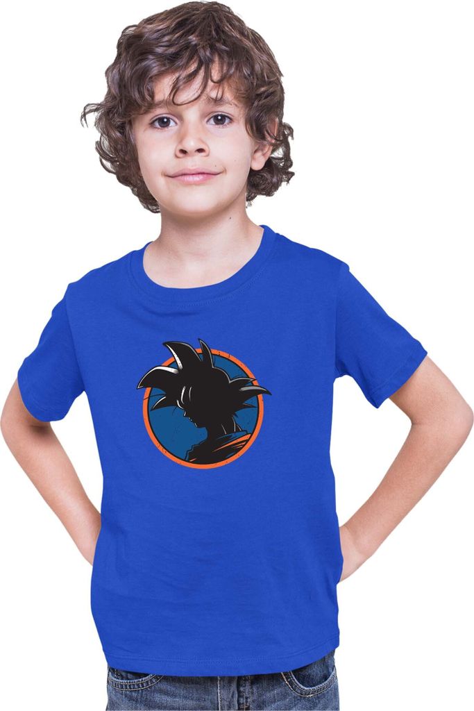 Kinder T-Shirt Dragon Anime Manga Ball Z Goku 37, 3-4 Jahr - 104 / Blau