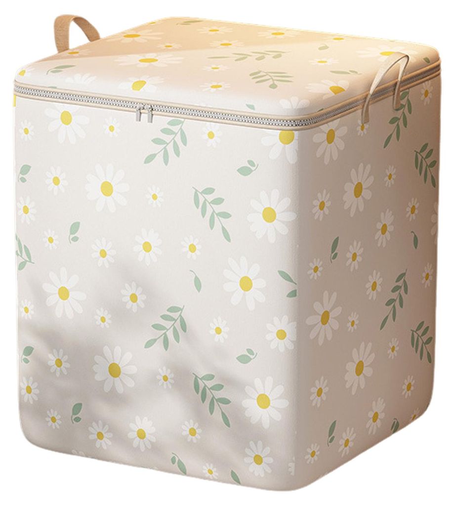 Aufbewahrungstasche mit Blumenmuster, großes Fassungsvermögen, staubdicht, mit Reißverschluss und Tragegriffen, faltbar und platzsparend. Ideal ...