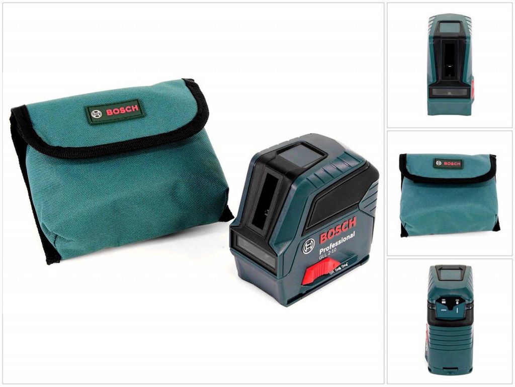 Bosch GLL 2-10 Professional, 10 m, 0,3 mm/m, 4°, 650 nm, Zdjęcie produktu 