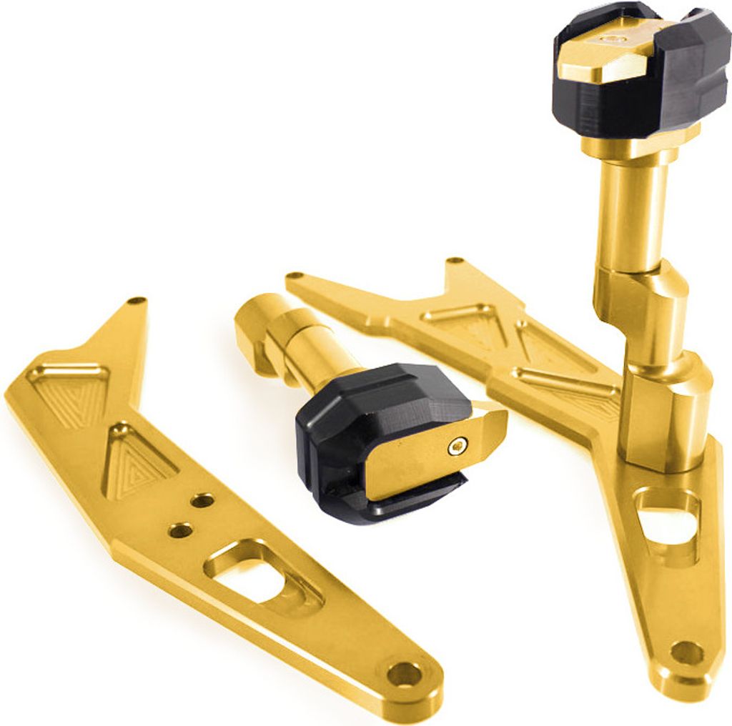 Frame Sliders Crash Protector für 13-17 KAWASAKI NINJA250/300 Z250 Z300 Gold