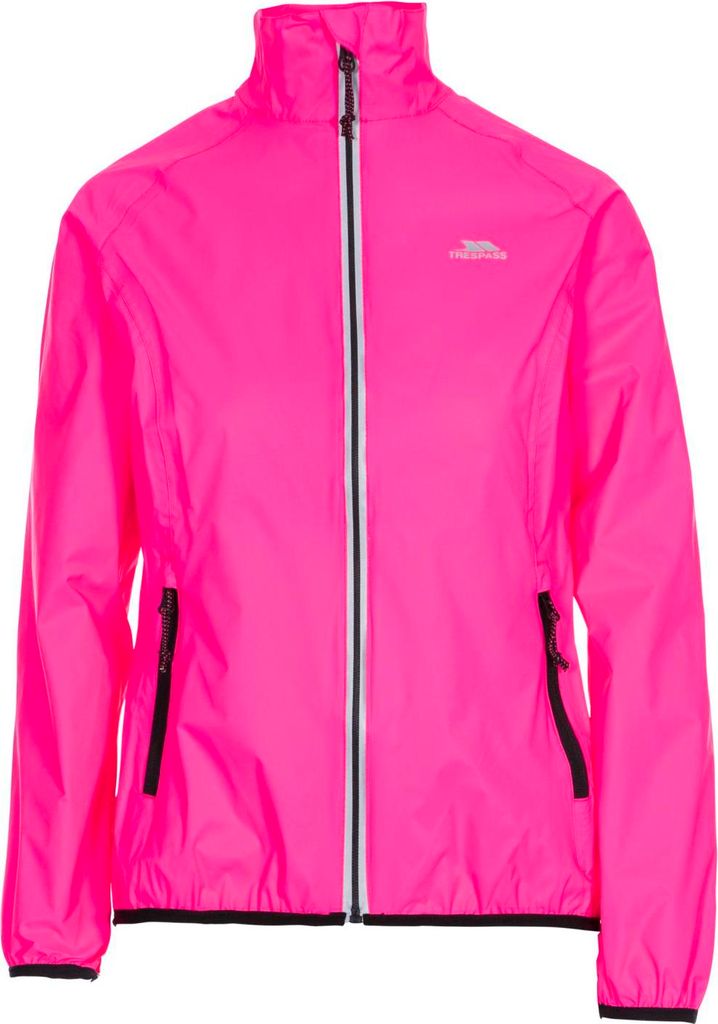 Trespass Beaming – Female Active Packaway Jkt Hi Visibility Pink