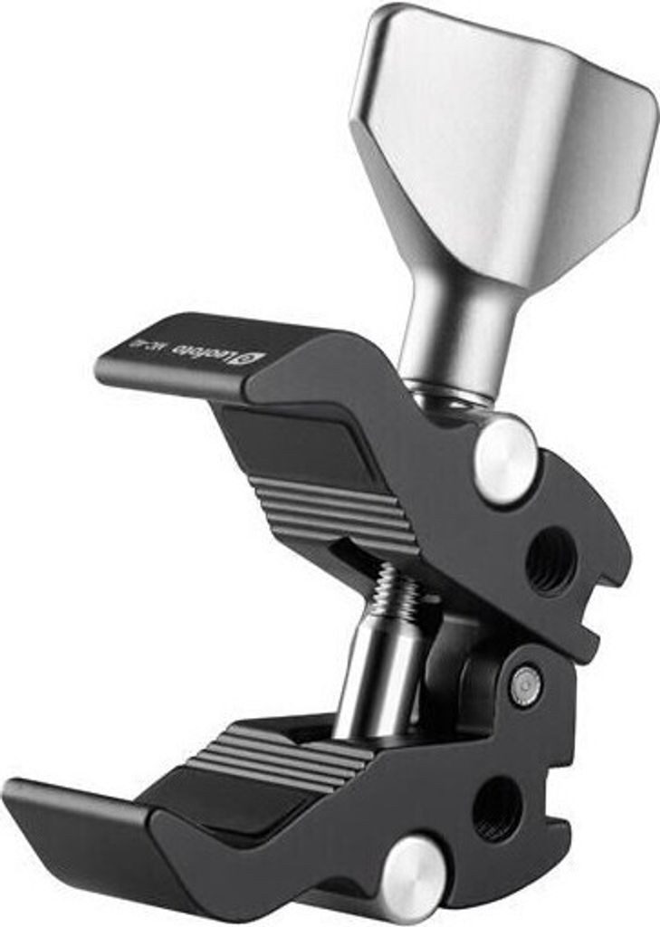 Leofoto MC-40 Zubehörklemme für Stativbeine bis 42mm, mit 3/8" und zwei 1/4" Gewinden, umkehrbar