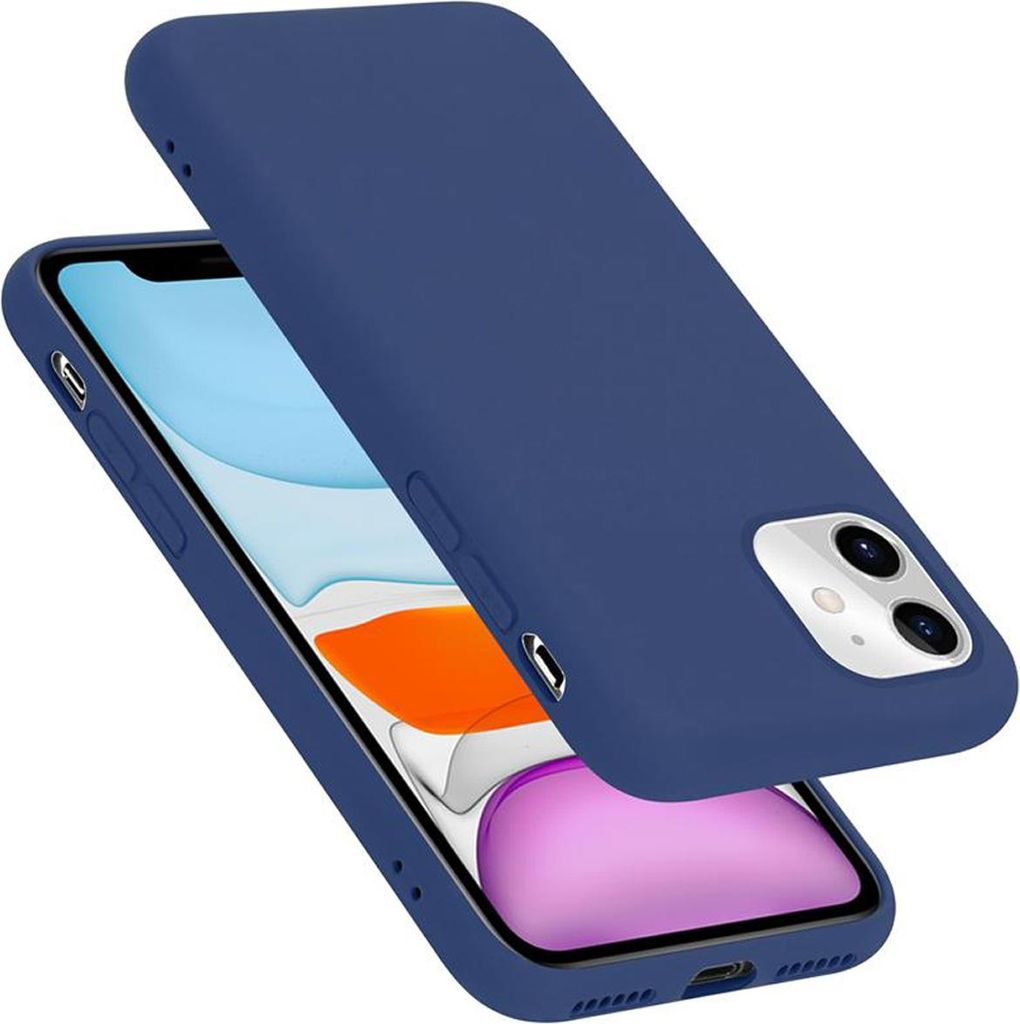 Cadorabo Schutzhülle für Apple iPhone 11 Hülle in Blau Handyhülle Case Cover TPU Etui