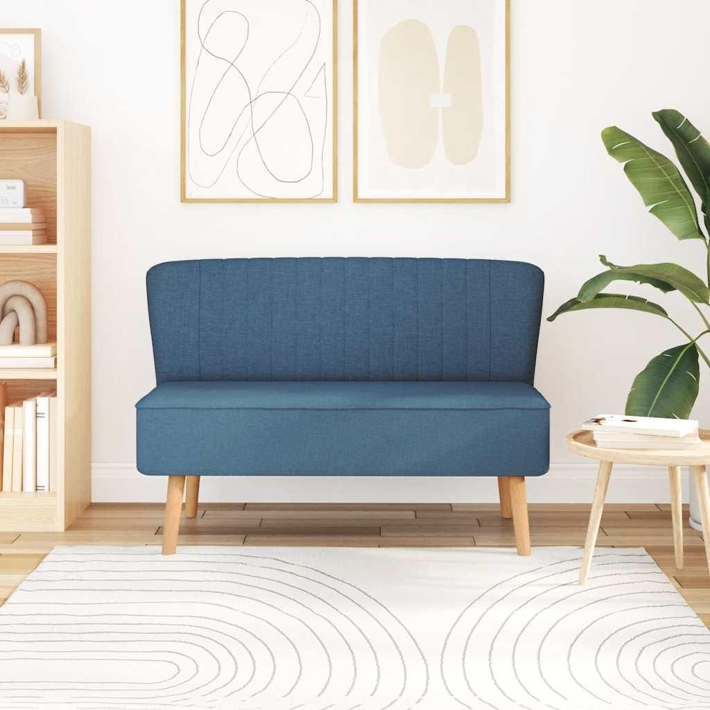 Maison Exclusive - Sofa Stoff 117x55,5x77 cm Blau