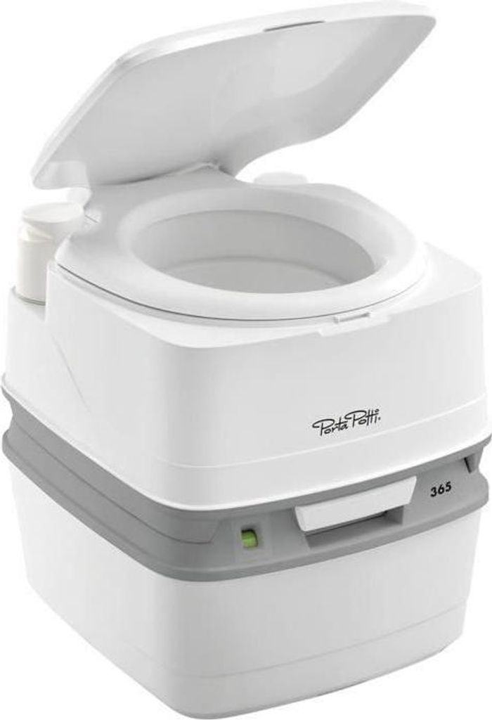 Tragbare Toilette THETFORD Porta Potti Qube PP365, 21L Kapazität, Kolbenpumpe, 414x379x419 mm