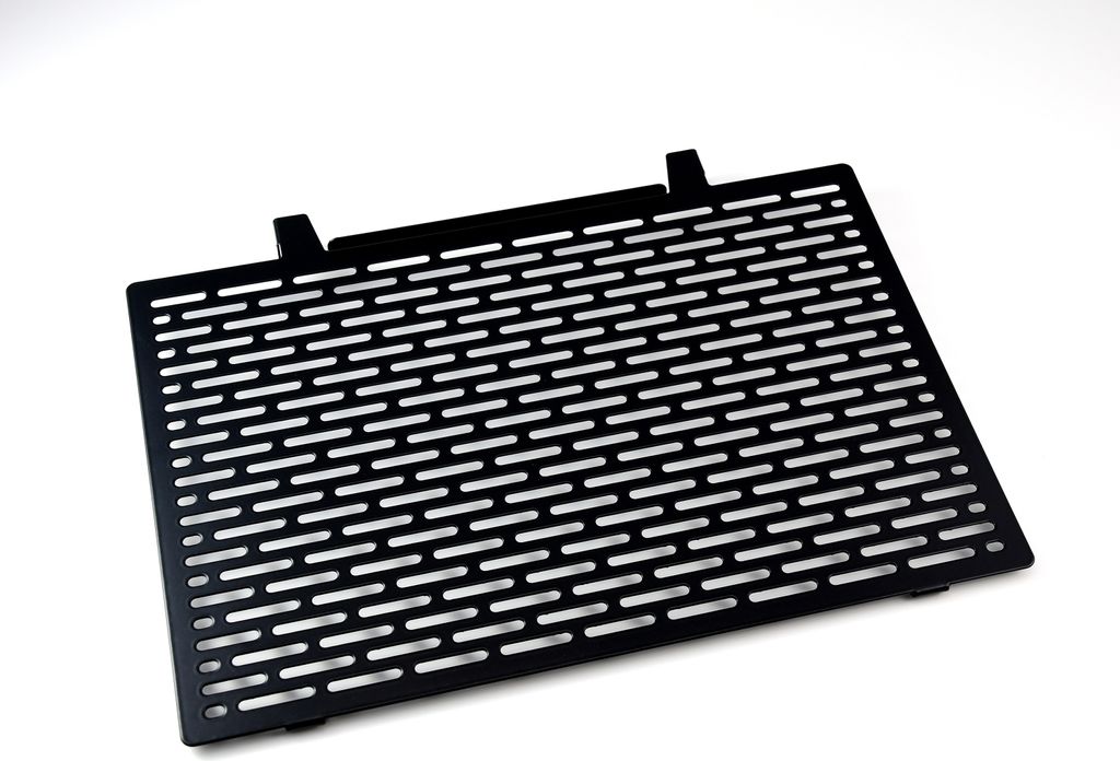 ZIEGER Kühlerabdeckung kompatibel mit Kawasaki Z1000 BJ 2008-09 / Z750 / R BJ 2008-12 schwarz