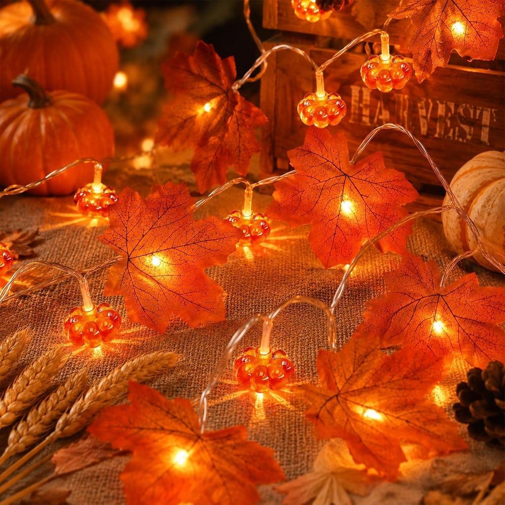 Lichterkette für den Herbst – 300 cm – 20 LEDs – Produktbild 