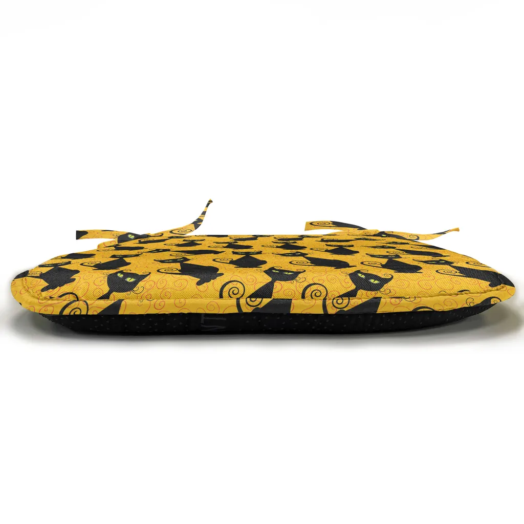 Galette de chaise antidérapante 40x40 cm lot de 4 facile à nettoyer - 3