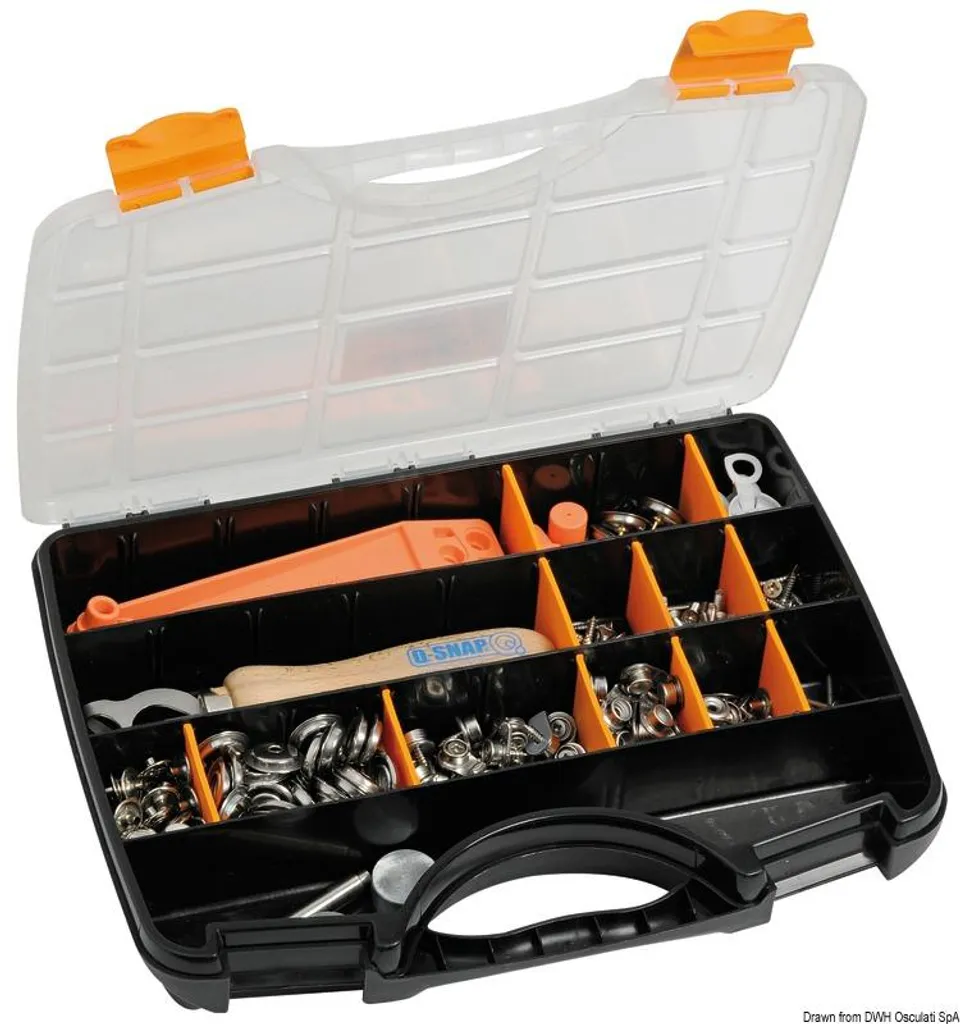 Kit boutons-poussoirs Q-SNAP 1 pièce : fini les pressions rouillées