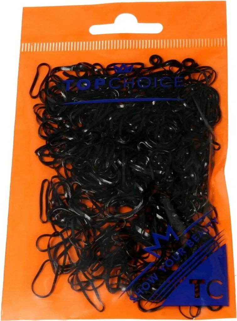 Offerta 500 Elastici Capelli Top Choice 22722 | Mai più senza! - 2