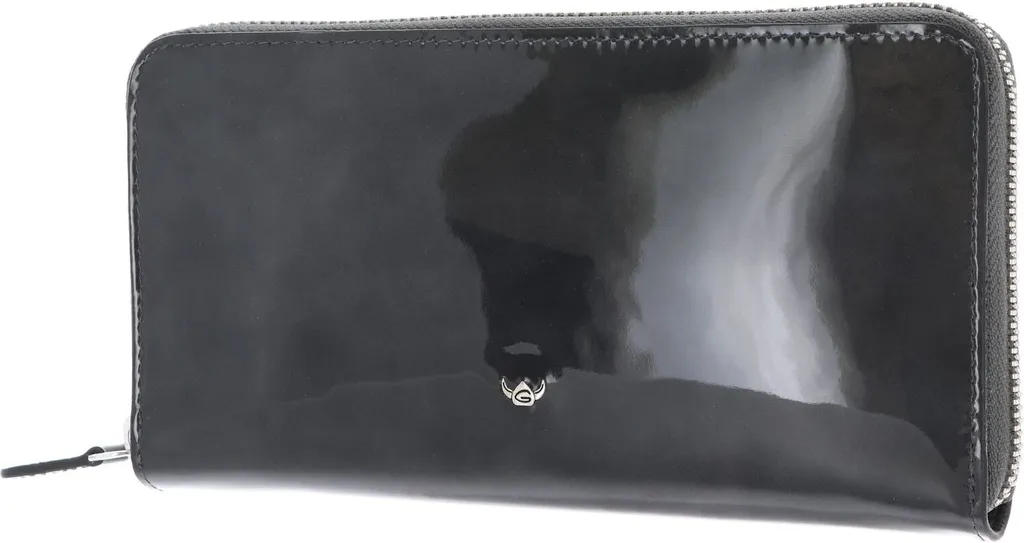 Porte-monnaie Femme Zippé Golden Head Carrara RFID Protect Anthracite