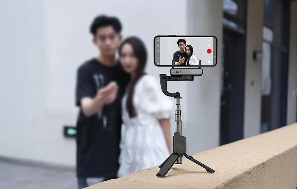 Hohem iSteady Q Nero: Stabilizzatore Smartphone 4-in-1 e Gimbal Desktop - 9