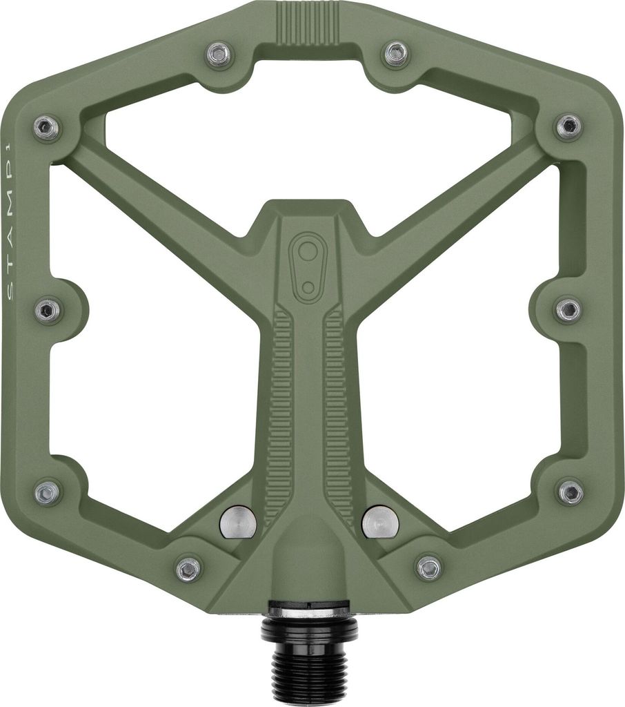 CRANKBROTHERS MTB- Plattform-Pedal Stamp 1 Gen 2 Large, grün