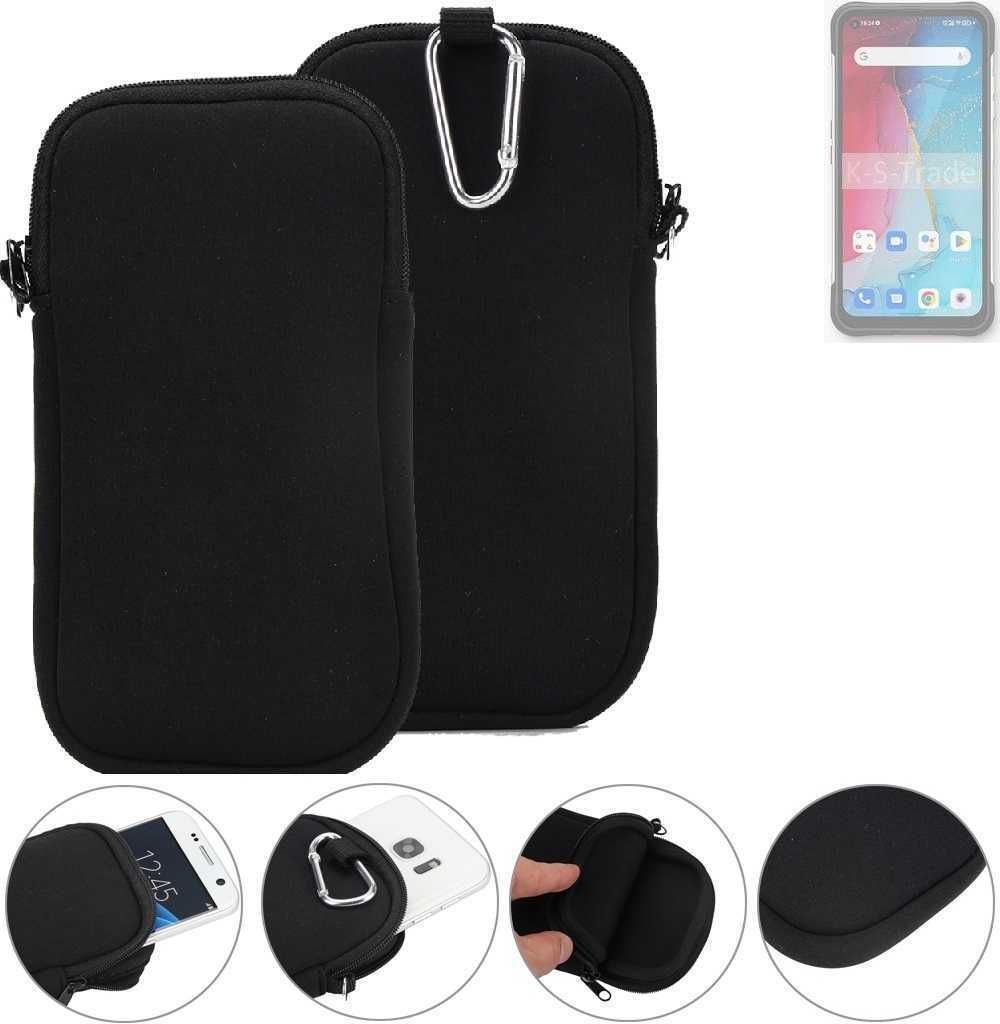 K-S-Trade Neopren-Hülle Handyhülle kompatibel mit Unihertz TickTock-S Schutzhülle Neoprenhülle Sleeve Schutz-Hülle Gürtel Tasche Case Holster
