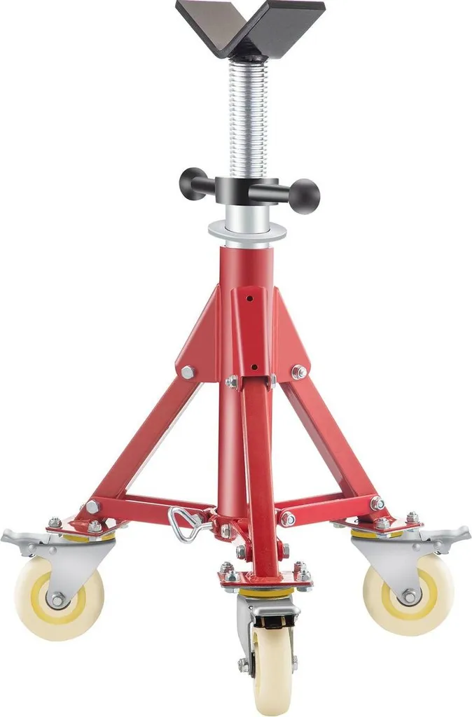 Cavalletto per Tubi Pieghevole 1/8-12" | Supporto Martinetto Acciaio 882lb