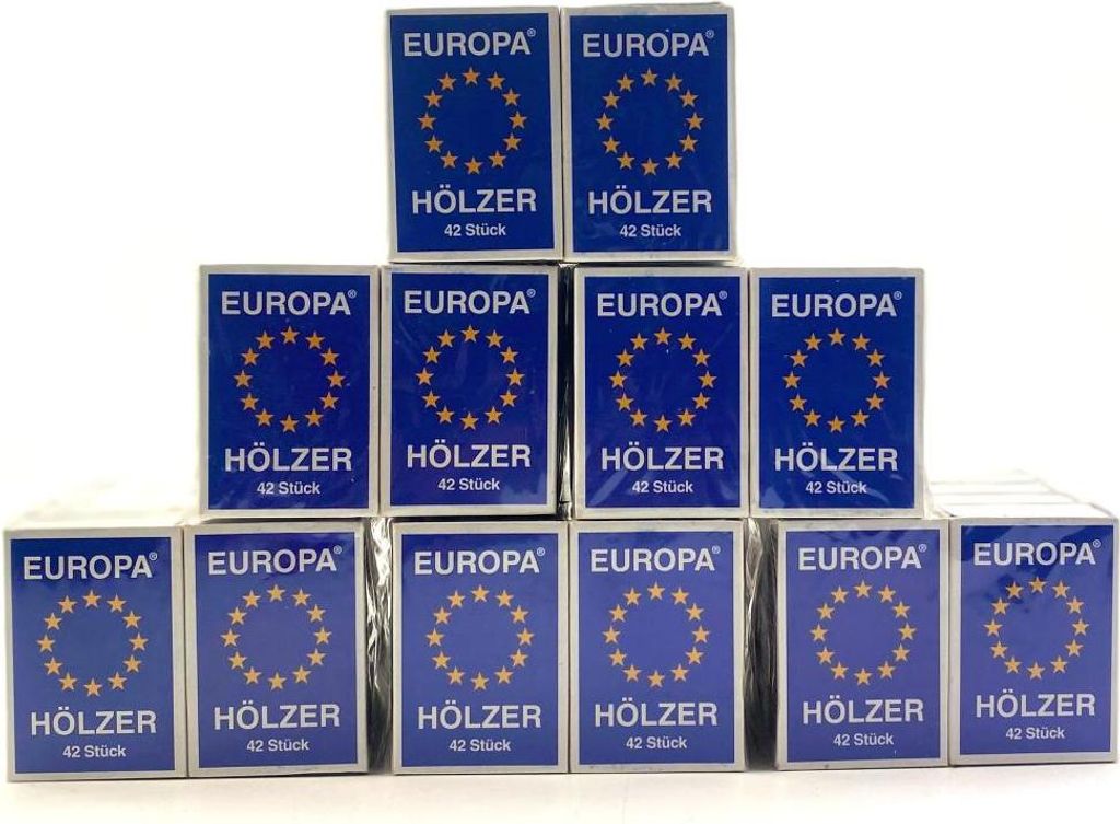 110 Stück Schachteln Europa Streichhölzer Zündhölzer Zündholzschachtel
