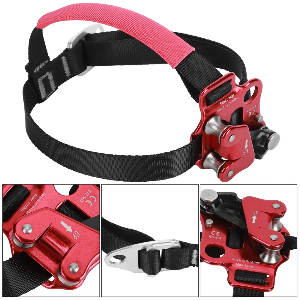 Bloqueur de pied pour escalade et alpinisme - Modèle Pro-Grip Noir - 6