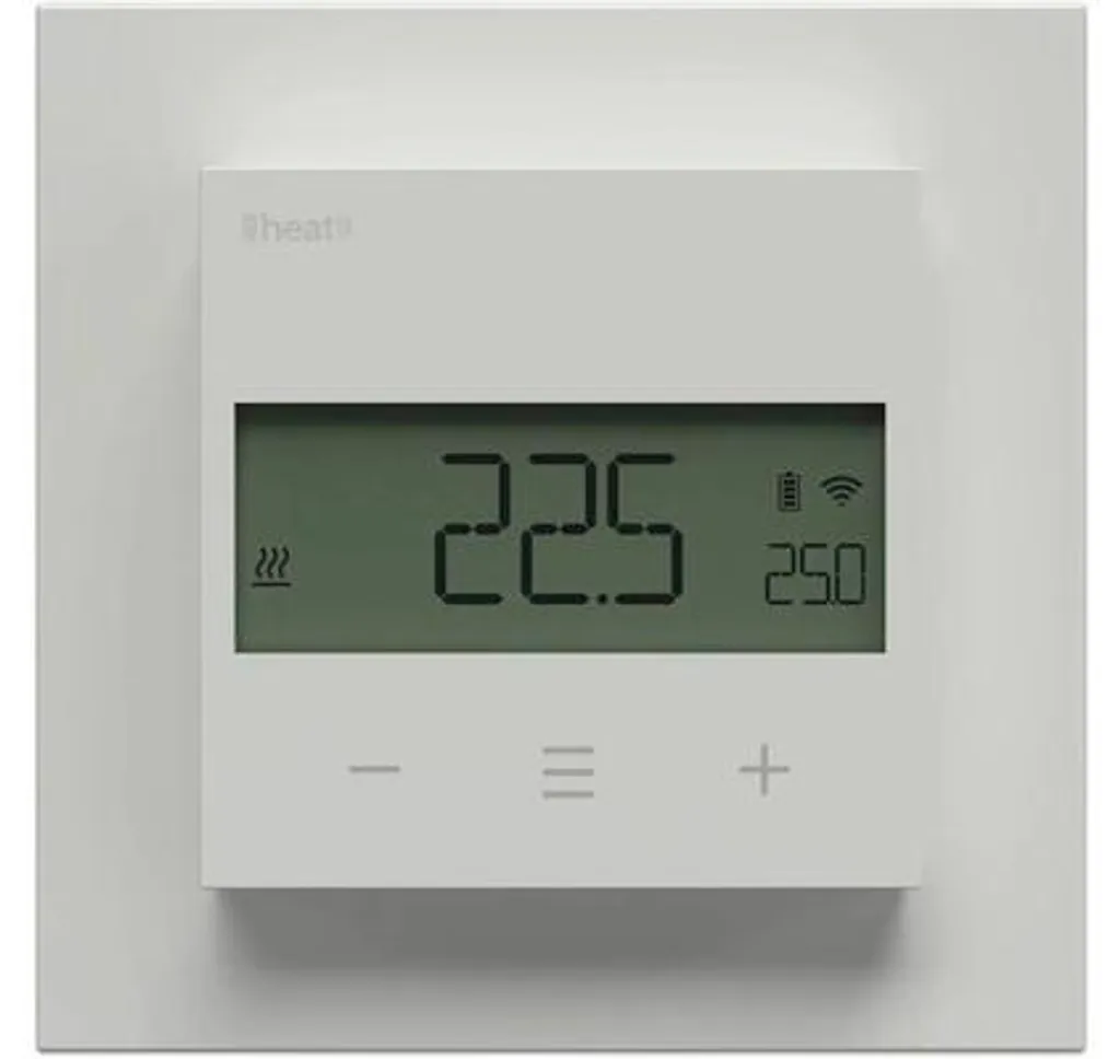 Thermostat sans fil Heatit Z-Temp3 blanc Z-Wave pour maison connectée