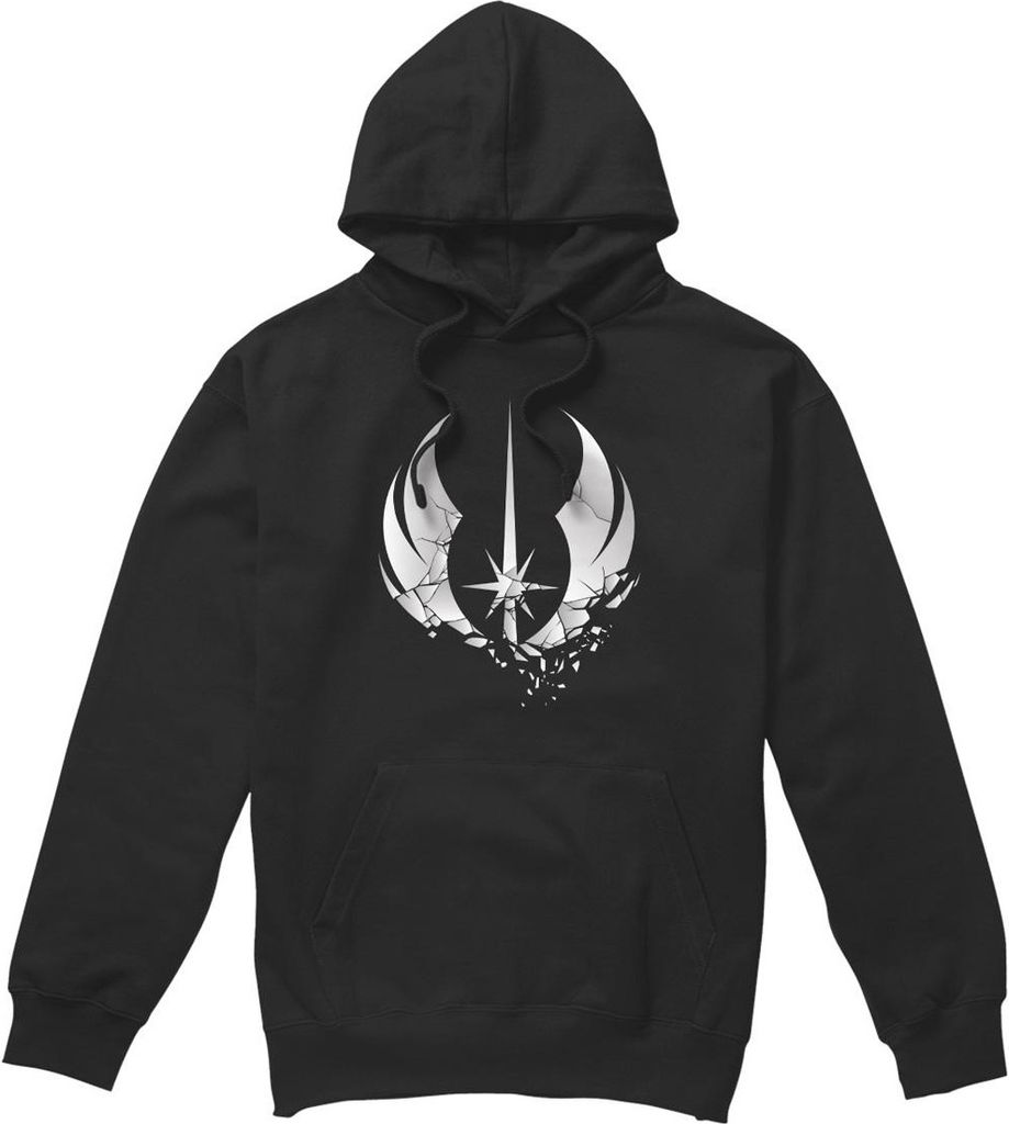 Star Wars - "Jedi" Kapuzenpullover für Herren TV4605 (S) (Schwarz)