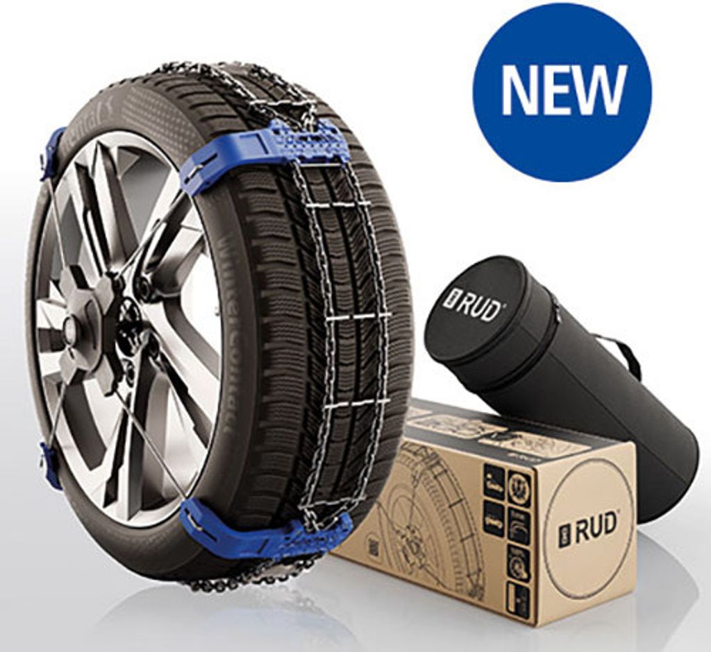 RUDcomfort Click2Go V Schneeketten Paar - Größe TS59 mit U-Adapter - 4719376