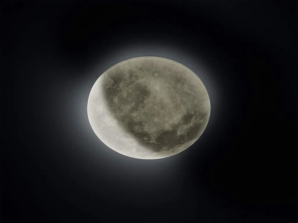 Plafonnier LED Dimmable LUNAR Effet Phase de Lune et Mode Veilleuse - 10