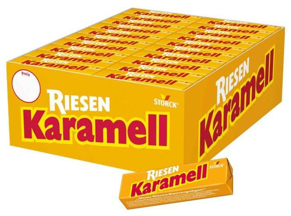 Storck Riesen Karamel 80er Pack Kioskbox (80 x29g) Produktbild 