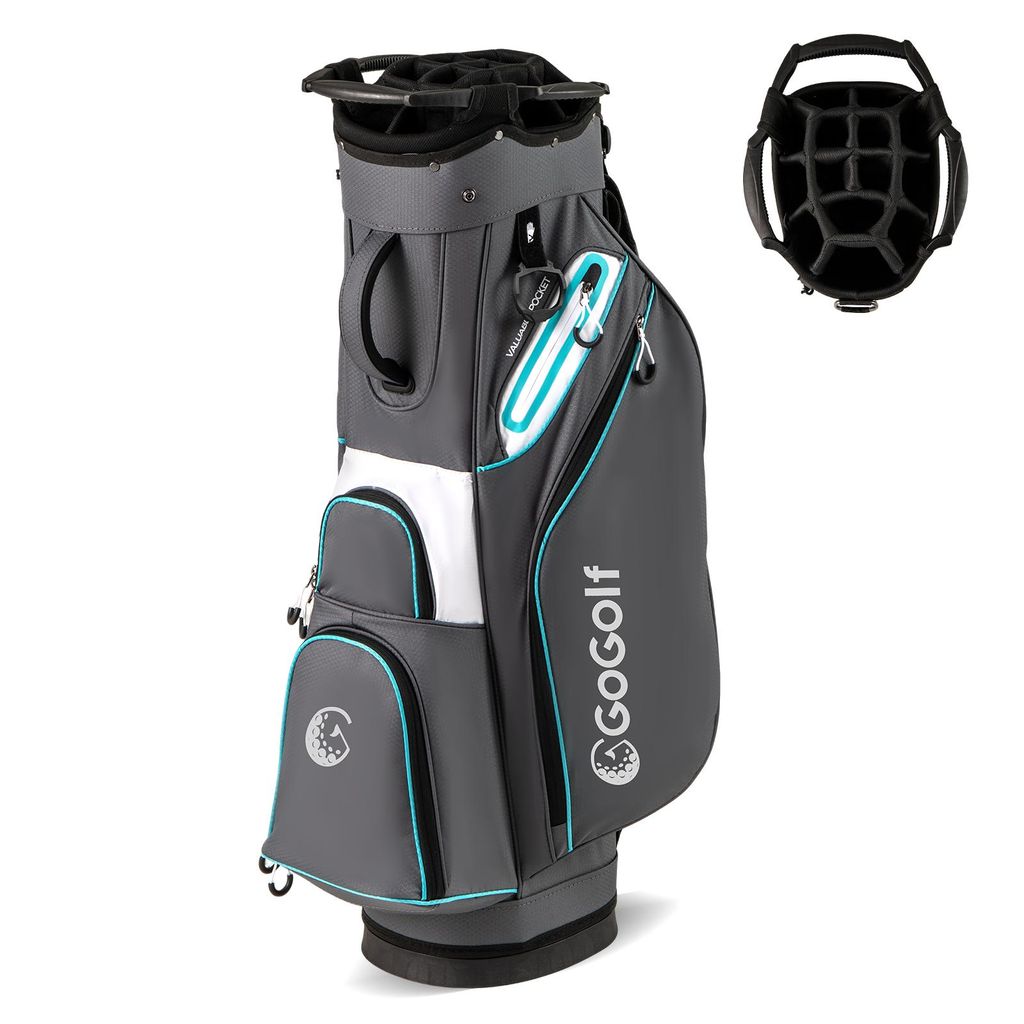 Torba golfowa COSTWAY, lekka torba na wózek golfowy z Zdjęcie produktu 