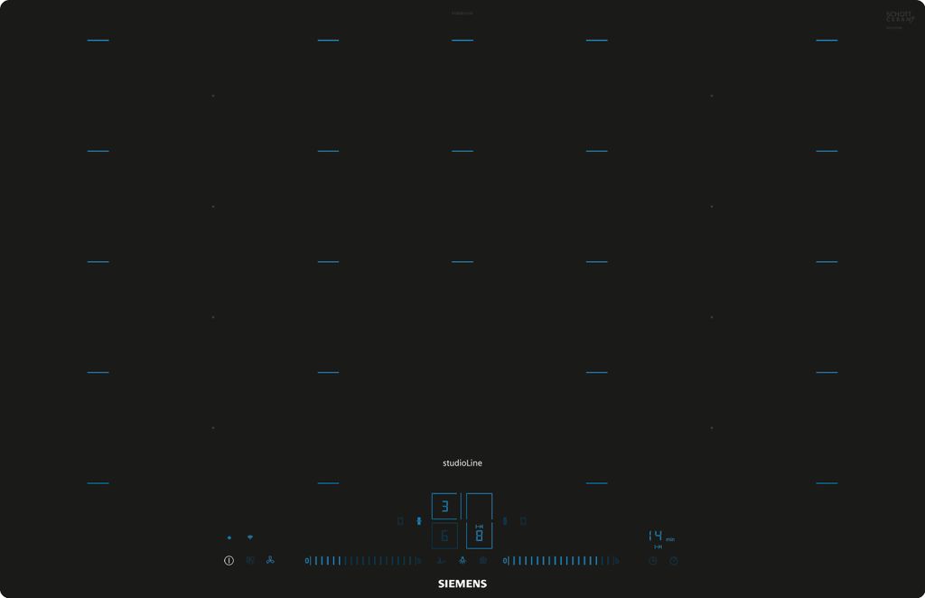 Siemens EX808LYV5E, iQ700, Induktionskochfeld, 80 cm, Schwarz